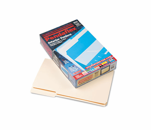 ESS435013 Interior File Folders, 1/3 Cut Top Tab, Legal, Manila, 100/Box By ESSELTE PENDAFLEX CORP.