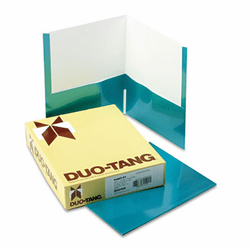 ESS5049561 Two-Pocket Laminated Folder, 100-Sheet Capacity, Metallic Teal By ESSELTE PENDAFLEX CORP.