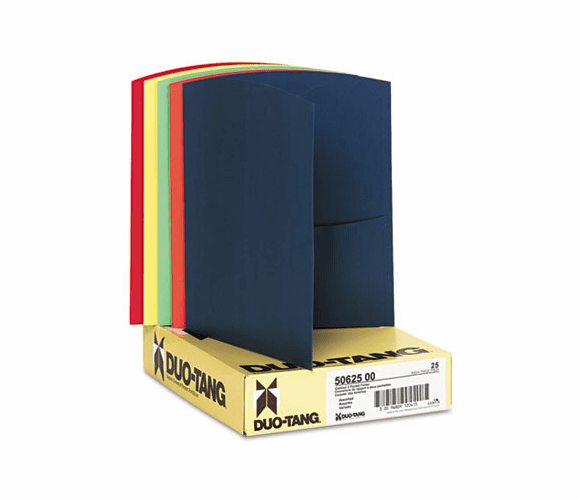 ESS5062500 Contour Two-Pocket Reycled Paper Folder, 100-Sheet Capacity, Assorted Colors By ESSELTE PENDAFLEX CORP.