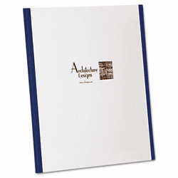 ESS50677 YourStyle Custom Tri-Folio Presentation Folder, Letter Size, Navy/White, 4/Pack By ESSELTE PENDAFLEX CORP.