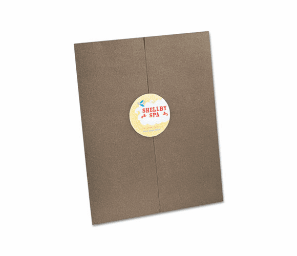 ESS50691 YourStyle Custom Gate Folio Presentation Folder, Letter Size, Burgundy, 4/Pack By ESSELTE PENDAFLEX CORP.