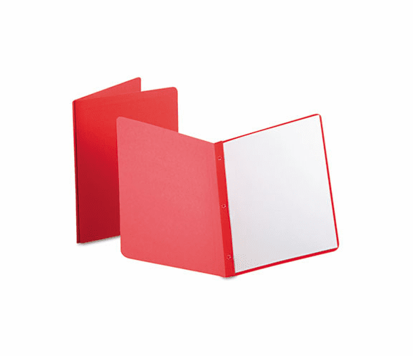 ESS52511 Paper Report Cover, Tang Clip, Letter, 1/2" Capacity, Red, 25/Box By ESSELTE PENDAFLEX CORP.