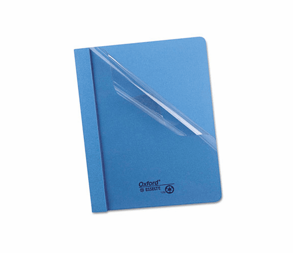 ESS55801 Clear Front Report Cover, Tang Clip, Letter, 1/2" Capacity, Blue, 25/Box By ESSELTE PENDAFLEX CORP.