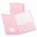 ESS57568 Twin-Pocket Portfolio, Embossed Leather Grain Paper, Pink By ESSELTE PENDAFLEX CORP.
