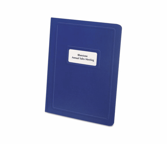 ESS58602 Paper Report Cover, Tang Clip, Letter, 1/2" Capacity, Royal Blue, 25/Box By ESSELTE PENDAFLEX CORP.