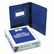 ESS58602 Paper Report Cover, Tang Clip, Letter, 1/2" Capacity, Royal Blue, 25/Box By ESSELTE PENDAFLEX CORP.