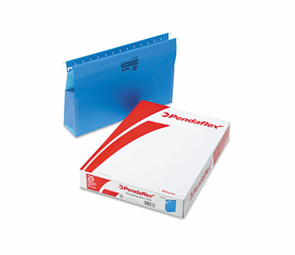 ESS59303 Three Inch Expansion Hanging Box Bottom Folders with Sides, Legal, Blue, 25/Box By ESSELTE PENDAFLEX CORP.