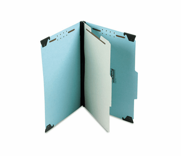ESS59351 Pressboard Hanging Classification Folder w/Dividers, Four-Section, Legal, Blue By ESSELTE PENDAFLEX CORP.