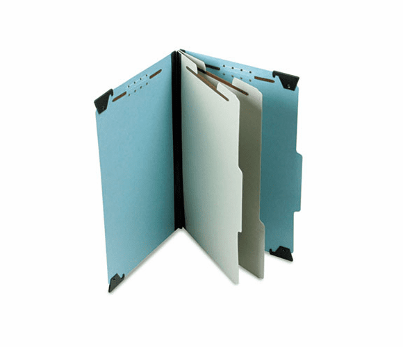 ESS59352 Pressboard Hanging Classification Folder w/Dividers, Six-Section, Legal, Blue By ESSELTE PENDAFLEX CORP.