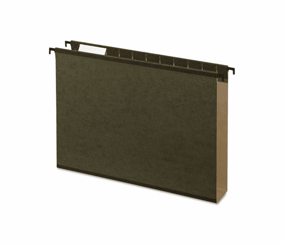 ESS6152X2 Hanging File Folders, Letter, Green, Two Inch Expansion, 20/Box By ESSELTE PENDAFLEX CORP.