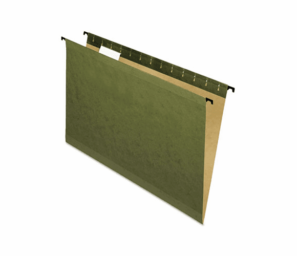ESS615315 Hanging File Folders, Legal, Green, 20/Box By ESSELTE PENDAFLEX CORP.