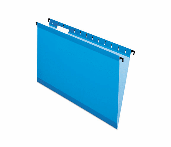 ESS615315BLU Hanging File Folders, Legal, 1/5 Tab, Blue, 20/Box By ESSELTE PENDAFLEX CORP.