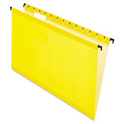 ESS615315YEL Hanging File Folders, Legal, 1/5 Tab, Yellow, 20/Box By ESSELTE PENDAFLEX CORP.