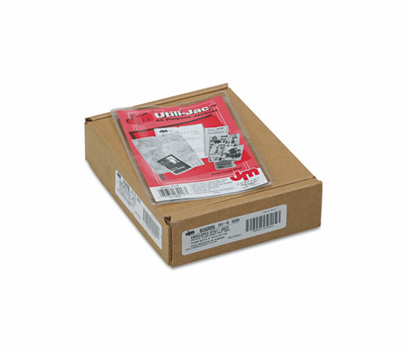 ESS65006 Utili-Jacs Heavy-Duty Clear Vinyl Envelopes, 4 x 6, 50/Box By ESSELTE PENDAFLEX CORP.