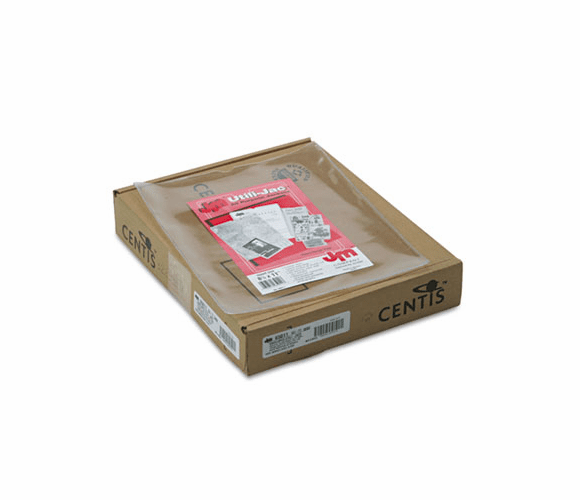 ESS65011 Utili-Jacs Heavy-Duty Clear Vinyl Envelopes, Letter, 50/Box By ESSELTE PENDAFLEX CORP.