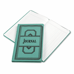 ESS66150J Record/Account Book, Journal Rule, Blue, 150 Pages, 12 1/8 x 7 5/8 By ESSELTE PENDAFLEX CORP.