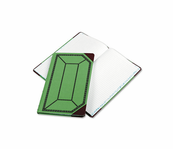 ESS6718150R Record/Account Book, Record Rule, Green/Red, 150 Pages, 12 1/2 x 7 5/8 By ESSELTE PENDAFLEX CORP.