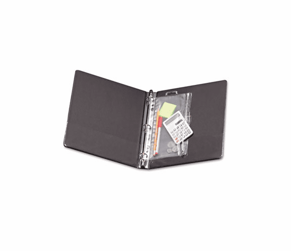 ESS68504 Zippered Ring Binder Pocket, 8 x 10-1/2, Clear/White By ESSELTE PENDAFLEX CORP.