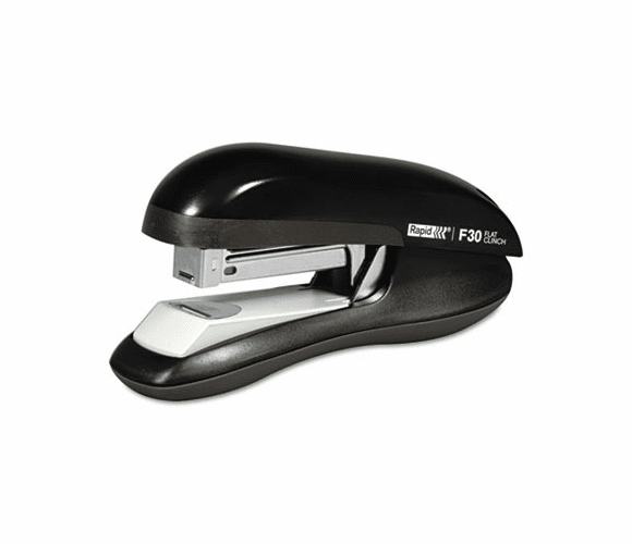 ESS76082 F30 Flat Clinch Half Strip Stapler, 30-Sheet Capacity, Black By ELMER'S PRODUCTS, INC.