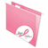 ESS81609 Hanging File Folders, 1/5 Tab, Letter, Pink, 25/Box By ESSELTE PENDAFLEX CORP.