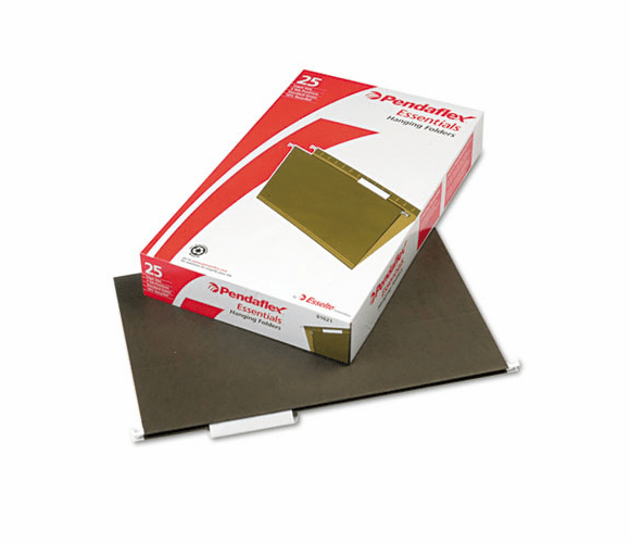 ESS81622 Hanging File Folders, 1/5 Tab, Legal, Standard Green, 25/Box By ESSELTE PENDAFLEX CORP.