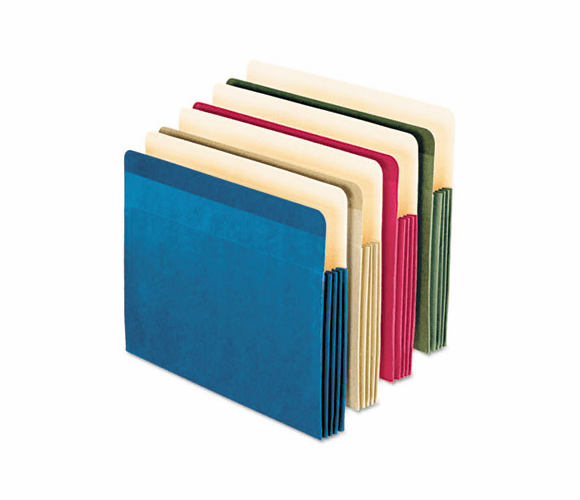 ESS90164 Recycled Colored File Pocket, Letter, Assorted, 4/Pack By ESSELTE PENDAFLEX CORP.