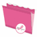 ESS90240 Ready-Tab Colored Reinforced Hanging File Folders, Letter, Pink, 20/Box By ESSELTE PENDAFLEX CORP.