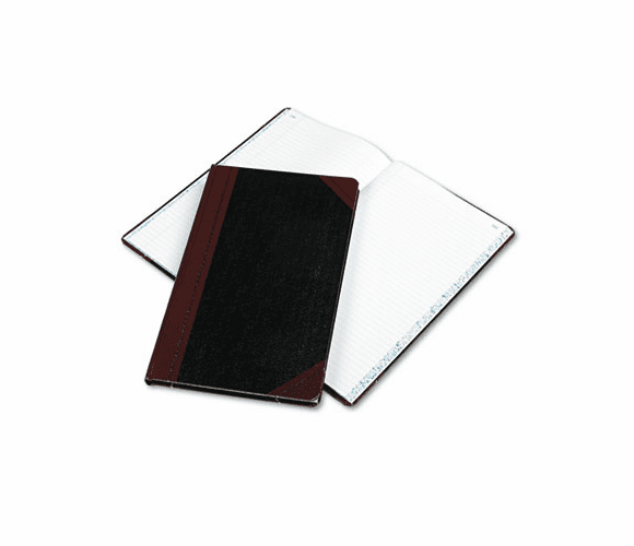 ESS9150R Record/Account Book, Black/Red Cover, 150 Pages, 14 1/8 x 8 5/8 By ESSELTE PENDAFLEX CORP.