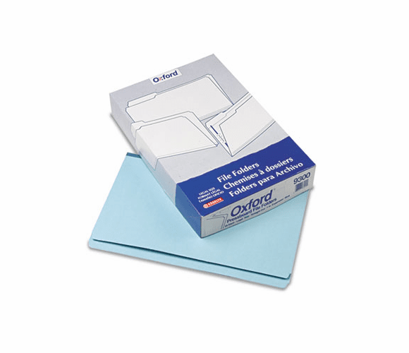 ESS9300 Pressboard Expanding File Folders, Straight Cut, Top Tab, Legal, Blue, 25/Box By ESSELTE PENDAFLEX CORP.