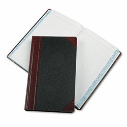ESS9500J Record/Account Book, Journal Rule, Black/Red, 500 Pages, 14 1/8 x 8 5/8 By ESSELTE PENDAFLEX CORP.
