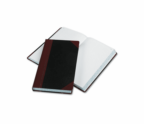 ESS9500R Record/Account Book, Record Rule, Black/Red, 500 Pages, 14 1/8 x 8 5/8 By ESSELTE PENDAFLEX CORP.