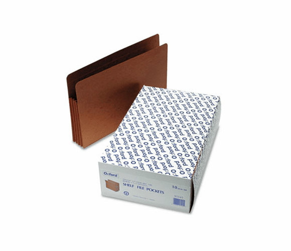 ESS95545 Heavy-Duty 3 1/2" Expansion File, Straight Cut, Red Fiber, Legal, 10/Box By ESSELTE PENDAFLEX CORP.