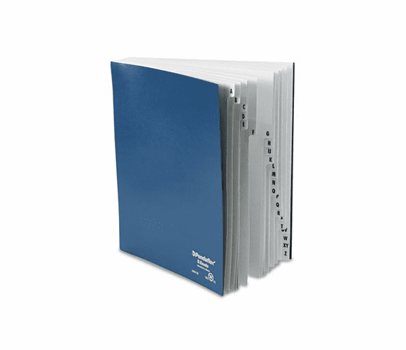 ESSDDF3OX Desk File, A-Z Index, Letter Size, Acrylic-Coated Pressboard, Black/Blue By ESSELTE PENDAFLEX CORP.