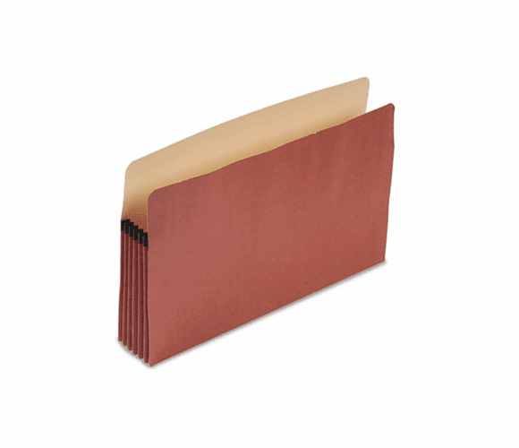 ESSE1536G 100% Recycled Paper, Expansion File Pocket, 5 1/4" Expansion, Legal, Red Fiber By ESSELTE PENDAFLEX CORP.