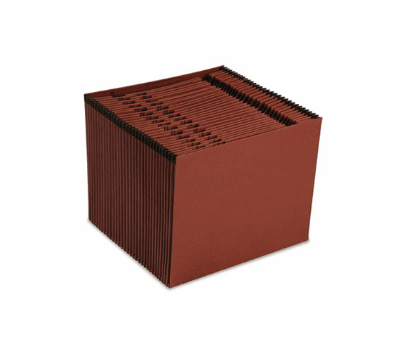 ESSER17D 100% Recycled Paper, Daily, Expanding File, 21 Pocket, Red Fiber, Letter, Red By ESSELTE PENDAFLEX CORP.