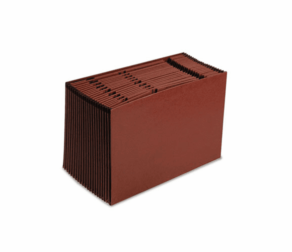 ESSER19A EarthWise Recycled A-Z Expanding File, 21 Pockets, Red Fiber, Legal, Red By ESSELTE PENDAFLEX CORP.