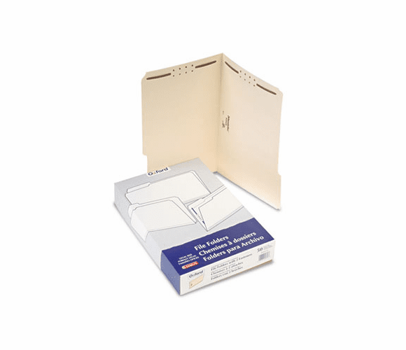 ESSFM313 Manila Two-Fastener Classification Folders with 1/3 Cut Tabs, Legal, 50/Box By ESSELTE PENDAFLEX CORP.