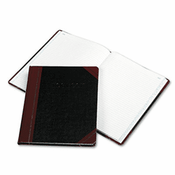 ESSG21150R Log Book, Record Rule, Black/Red Cover, 150 Pages, 10 3/8 x 8 1/8 By ESSELTE PENDAFLEX CORP.