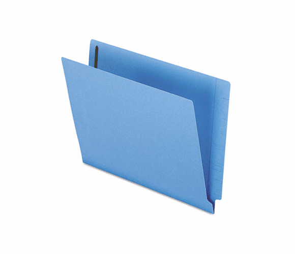 ESSH10U13BL Two-Ply Expansion Folder, Two Fasteners, End Tab, Letter, Blue, 50/Box By ESSELTE PENDAFLEX CORP.