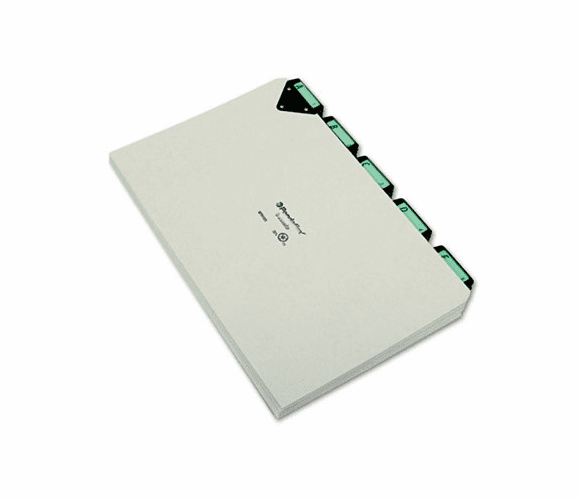 ESSMTN1025 Steel Top Tab Recycled Guides, Alpha, 1/5 Tab, Pressboard, Legal, 25/Set By ESSELTE PENDAFLEX CORP.