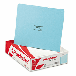 ESSPN203 Top Tab File Guides, Blank, 1/3 Tab, 25 Point Pressboard, Letter, 100/Box By ESSELTE PENDAFLEX CORP.