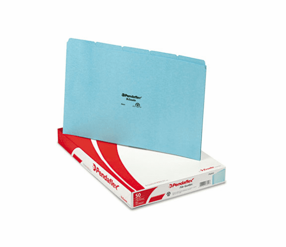 ESSPN305 Top Tab File Guides, Blank, 1/5 Tab, 25 Point Pressboard, Legal, 50/Box By ESSELTE PENDAFLEX CORP.