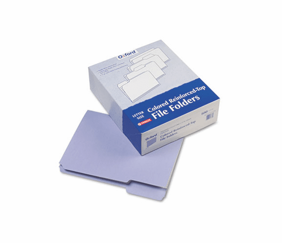 ESSR15213LAV Two-Ply Reinforced File Folders, 1/3 Cut Top Tab, Letter, Lavender, 100/Box By ESSELTE PENDAFLEX CORP.