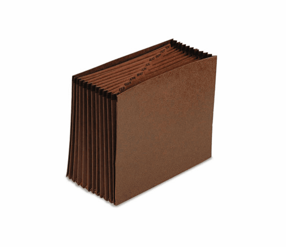 ESSR17MOX Open Top Jan.-Dec. Expanding File, 12 Pockets, Redrope, Letter, Redrope By ESSELTE PENDAFLEX CORP.