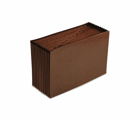 ESSR19MOX Open Top Jan.-Dec. Expanding File, 12 Pockets, Redrope, Legal, Redrope By ESSELTE PENDAFLEX CORP.