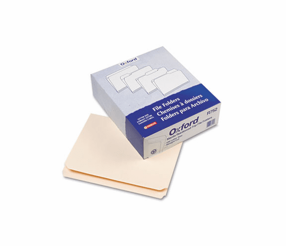 ESSR752 Reinforced Top Tab File Folders, 11 point Manila, Straight Cut, Letter, 100/Box By ESSELTE PENDAFLEX CORP.