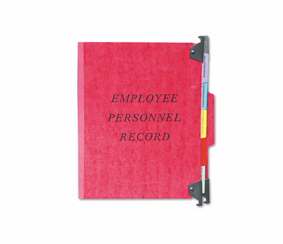 ESSSER2ER Hanging Personnel Folders, 1/3 Cut Top Tab, Letter, Red By ESSELTE PENDAFLEX CORP.