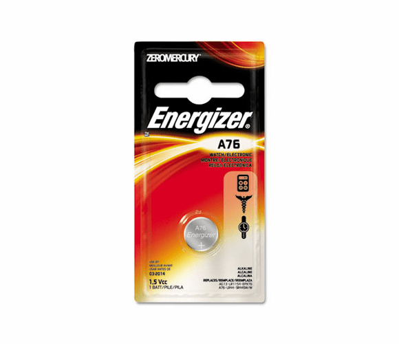 EVEA76BPZ Watch/Electronic Battery, Alkaline, A76, 1.5V, MercFree By EVEREADY BATTERY