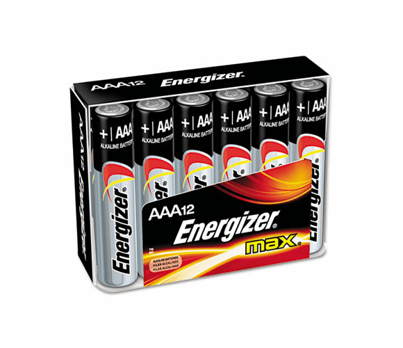 EVEE92FP12 MAX Alkaline Batteries, AAA, 12 Batteries/Pack By EVEREADY BATTERY