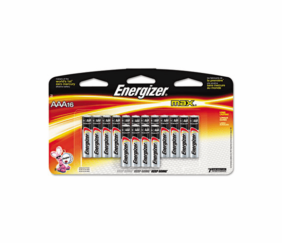 EVEE92LP16 MAX Alkaline Batteries, AAA, 16 Batteries/Pack By EVEREADY BATTERY